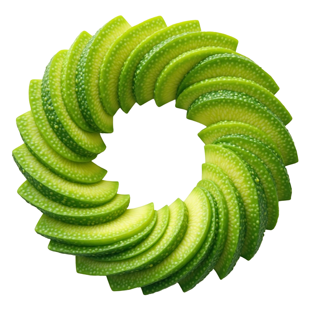 Cucumber Slice Circle